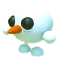 Neon Snowball Pet  - Ultra-Rare from Winter 2022 (Robux)